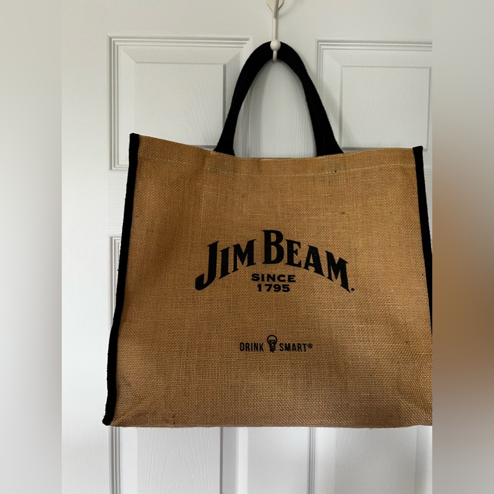Jim Beam Collectible Reusable Canvas Tote Shopping Bag